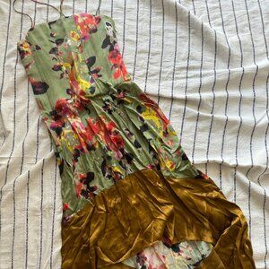 Rachel Roy Corset high low silk dress